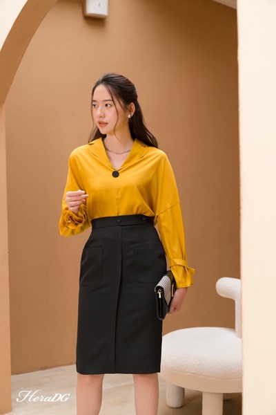 Hiển thị chi tiết cho Chân váy ôm xẻ sau Ảnh của Chân váy ôm xẻ sau