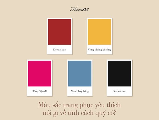 Màu sắc trang phục yêu thích nói gì về tính cách quý cô? Màu sắc trang phục yêu thích nói gì về tính cách quý cô?