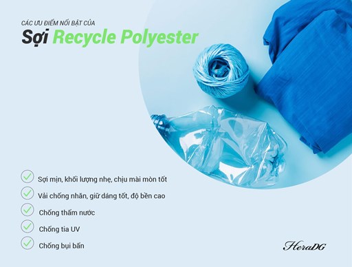 TÍNH ƯU VIỆT CỦA NGUYÊN LIỆU TÁI CHẾ RECYCLED POLYESTER   TÍNH ƯU VIỆT CỦA NGUYÊN LIỆU TÁI CHẾ RECYCLED POLYESTER
