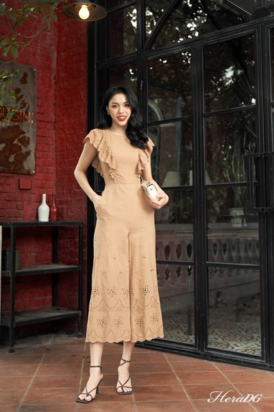 Hiển thị chi tiết cho Bộ jump dài, sát nách bèo nhún vai Ảnh của Bộ jump dài, sát nách bèo nhún vai