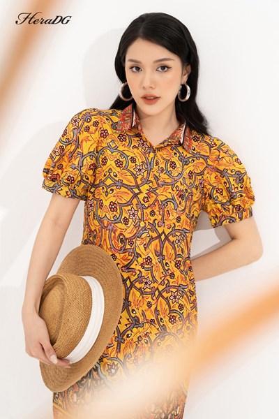 Hiển thị chi tiết cho Đầm sơ mi tay bồng Ảnh của Đầm sơ mi tay bồng