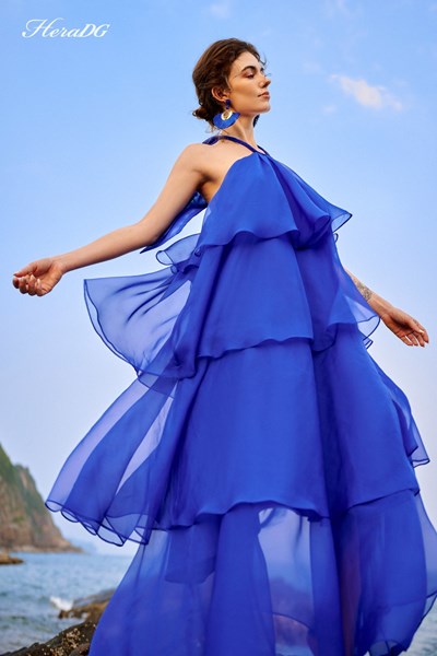 Hiển thị chi tiết cho Đầm maxi 4 tầng Ảnh của Đầm maxi 4 tầng