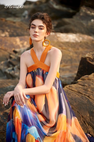 Hiển thị chi tiết cho Maxi cổ yếm Ảnh của Maxi cổ yếm