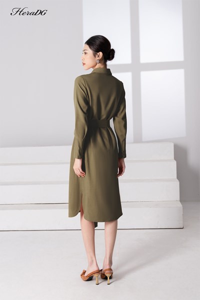 Hiển thị chi tiết cho Đầm suông kèm đai Ảnh của Đầm suông kèm đai