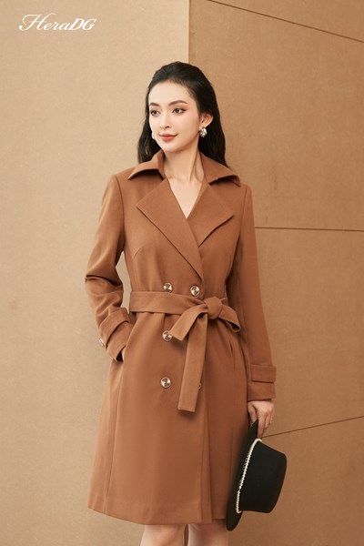 Hiển thị chi tiết cho Áo khoác dáng dài cổ 2 ve có chân Ảnh của Áo khoác dáng dài cổ 2 ve có chân