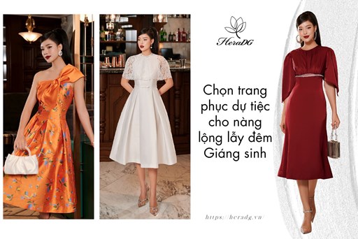 Chọn trang phục dự tiệc cho nàng lộng lẫy đêm Giáng sinh Chọn trang phục dự tiệc cho nàng lộng lẫy đêm Giáng sinh