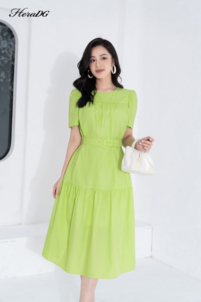 Hiển thị chi tiết cho Đầm suông kèm đai Ảnh của Đầm suông kèm đai