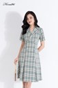 3-12 Ảnh của Đầm ôm A cổ vest