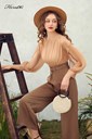 13-7 Ảnh của Jumpsuit thắt đai