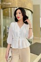 7-6 Ảnh của Áo bèo eo thắt nơ