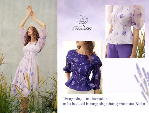 TRANG PHỤC TÍM LAVENDER – MÀU HOA OẢI HƯƠNG NHẸ NHÀNG CHO MÙA XUÂN TRANG PHỤC TÍM LAVENDER – MÀU HOA OẢI HƯƠNG NHẸ NHÀNG CHO MÙA XUÂN