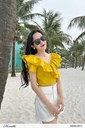 z4371766690625_1ffabec5e617c526548a5c195b3f113e Ảnh của Áo croptop cổ bèo chồng