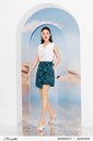 Magsa-37-2 Ảnh của Quần short giả váy