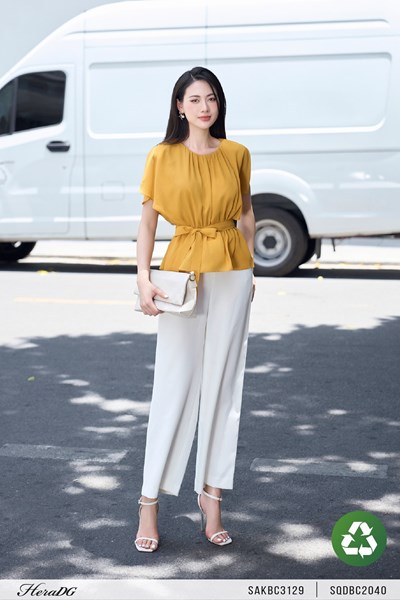 Hiển thị chi tiết cho Áo kiểu nhún li eo Ảnh của Áo kiểu nhún li eo