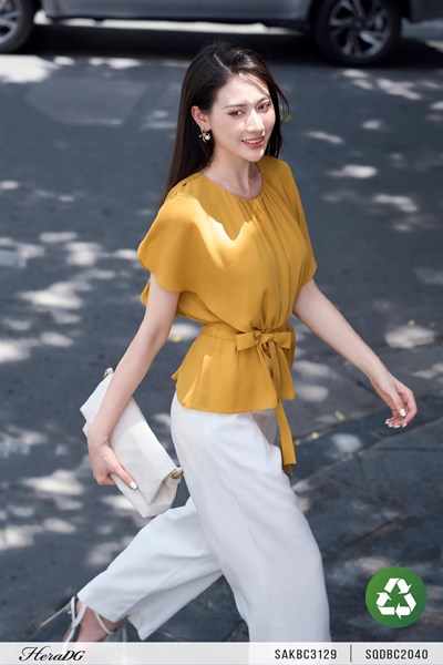 Hiển thị chi tiết cho Áo kiểu nhún li eo Ảnh của Áo kiểu nhún li eo