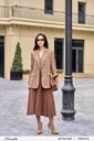 Mak221-19 Ảnh của Set áo blazer kèm gile