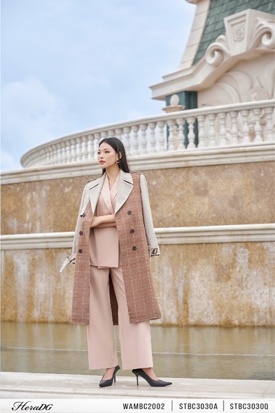 Hiển thị chi tiết cho Áo trenchcoat kẻ phối Ảnh của Áo trenchcoat kẻ phối