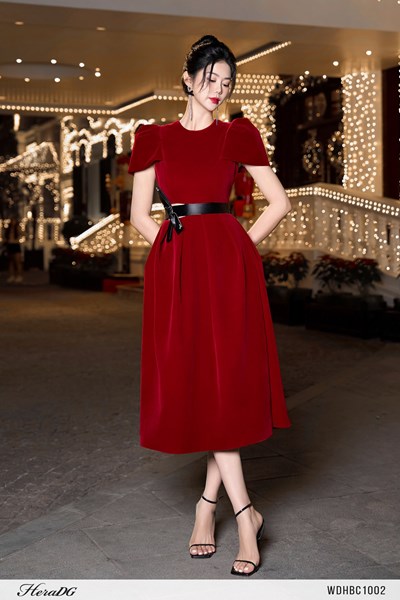 Hiển thị chi tiết cho Đầm tiệc xoè cut out eo Ảnh của Đầm tiệc xoè cut out eo