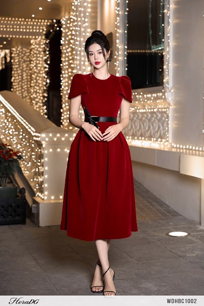 Hiển thị chi tiết cho Đầm tiệc xoè cut out eo Ảnh của Đầm tiệc xoè cut out eo