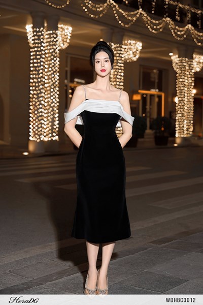 Hiển thị chi tiết cho Đầm tiệc 2 dây đá Ảnh của Đầm tiệc 2 dây đá