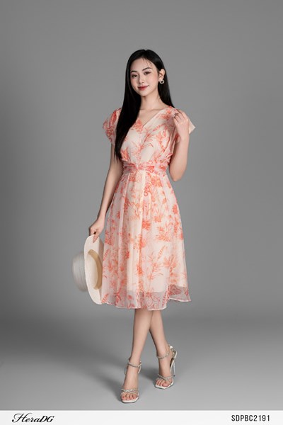 Hiển thị chi tiết cho Đầm xoè đai eo Ảnh của Đầm xoè đai eo