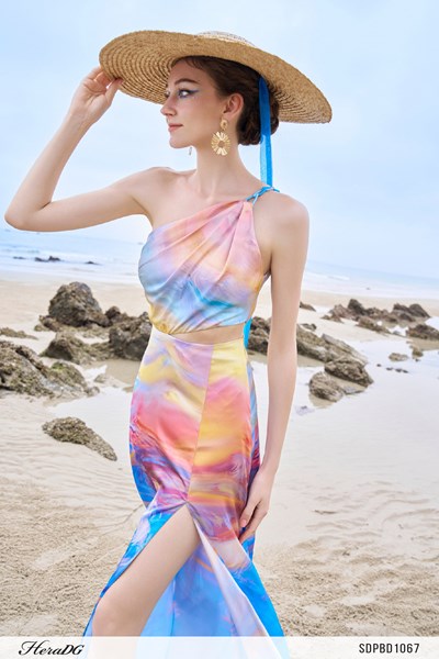 Hiển thị chi tiết cho Đầm maxi lệch vai Ảnh của Đầm maxi lệch vai