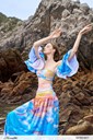 Ma0075-40 Ảnh của Sét bộ croptop, chân váy xếp ly
