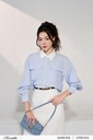 Makdsad-24 Ảnh của Áo sơ mi kẻ phối cổ