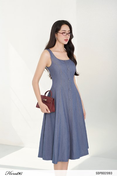 Hiển thị chi tiết cho Đầm xoè sát nách Ảnh của Đầm xoè sát nách