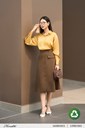 M09-25 Ảnh của Áo sơ mi dáng rộng
