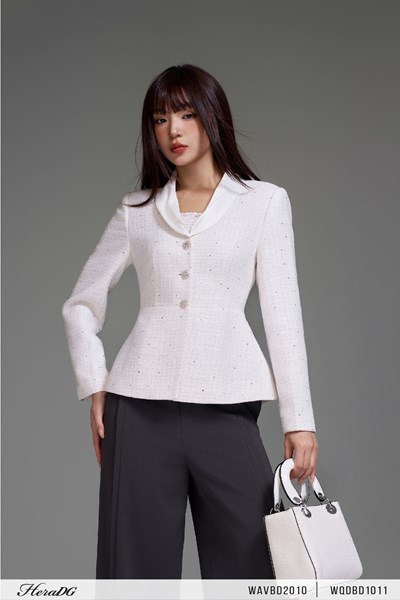 Hiển thị chi tiết cho Áo vest dáng peplum Ảnh của Áo vest dáng peplum