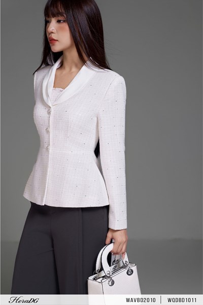 Hiển thị chi tiết cho Áo vest dáng peplum Ảnh của Áo vest dáng peplum