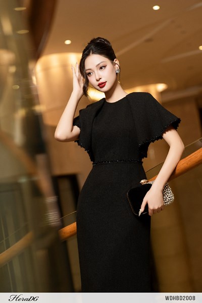 Hiển thị chi tiết cho Đầm suông tay xếp nếp Ảnh của Đầm suông tay xếp nếp