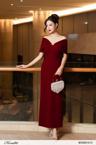 Hiển thị chi tiết cho Đầm ôm ngang vai Ảnh của Đầm ôm ngang vai
