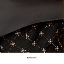 Makafds89-29 Ảnh của Đầm tweed A phối lụa