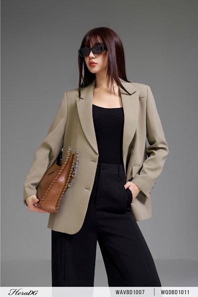 Hiển thị chi tiết cho Áo blazer cổ ve vếch Ảnh của Áo blazer cổ ve vếch