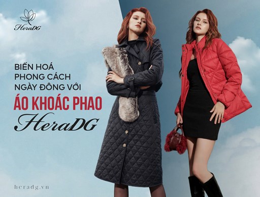Biến hoá phong cách ngày đông với áo khoác phao HeraDG Biến hoá phong cách ngày đông với áo khoác phao HeraDG