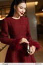 kua-09 Ảnh của Đầm dạ tweed xoè