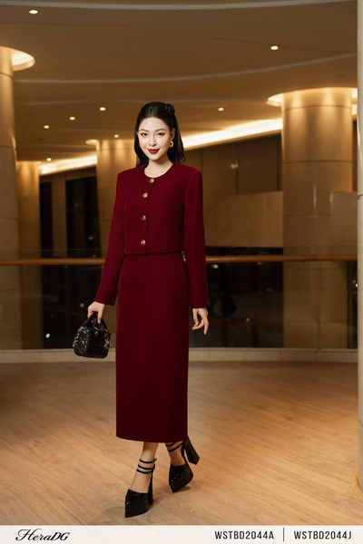 Hiển thị chi tiết cho Chân váy nhung ôm dáng dài Ảnh của Chân váy nhung ôm dáng dài