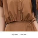 KSS-06-1 Ảnh của Chân váy A dáng dài xếp ly lệch