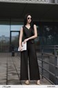 Mlaa-07 Ảnh của Jumpsuit dài đai chéo