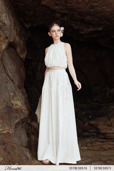 Hiển thị chi tiết cho Chân váy xoè nhún tầng Ảnh của Chân váy xoè nhún tầng