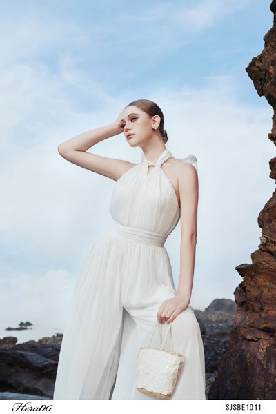 Hiển thị chi tiết cho Bộ jumpsuit dáng váy Ảnh của Bộ jumpsuit dáng váy