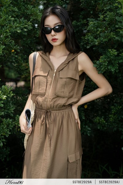 Hiển thị chi tiết cho Chân váy suông túi hộp Ảnh của Chân váy suông túi hộp