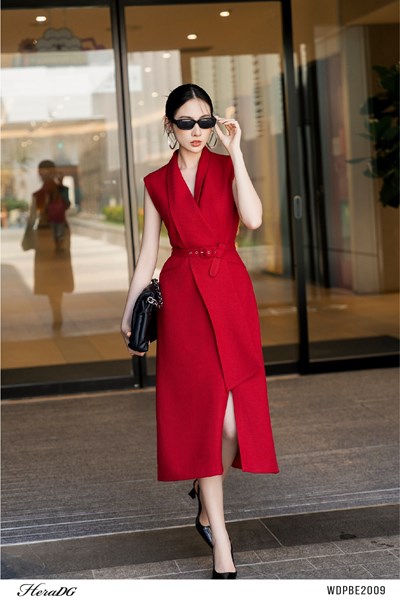 Hiển thị chi tiết cho Đầm A ve cổ lệch, đai rời Ảnh của Đầm A ve cổ lệch, đai rời