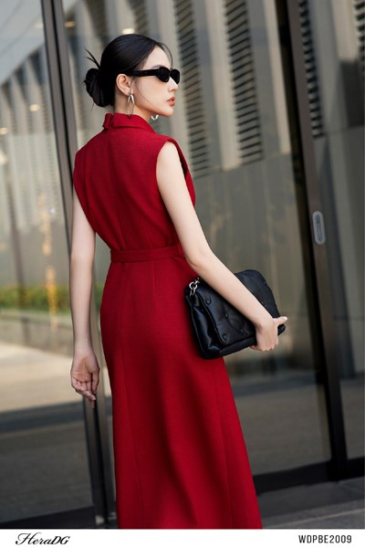 Hiển thị chi tiết cho Đầm A ve cổ lệch, đai rời Ảnh của Đầm A ve cổ lệch, đai rời