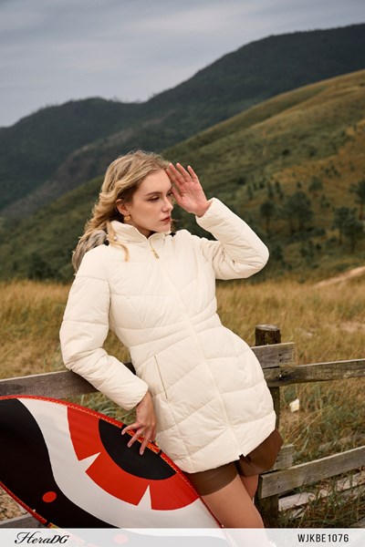 Hiển thị chi tiết cho Áo phao 3 lớp dáng lỡ mũ lông tháo rời Ảnh của Áo phao 3 lớp dáng lỡ mũ lông tháo rời