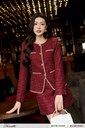 Ma341-43 Ảnh của Áo khoác dạ tweed dáng ôm