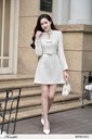 z7475674862736_62ef2143eb85f90ff67331376b8029fa Ảnh của Đầm tweed dáng A có đai nơ