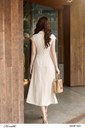 z7827805873880_e3ce9c5934f8d85225f0362954e9e32a Ảnh của Đầm giả set cổ thắt vạt